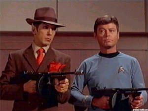 Obscure fact: Spock wore that to their wedding day