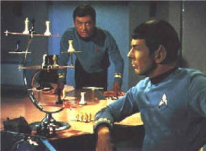 They played chess to see who would tell Kirk.